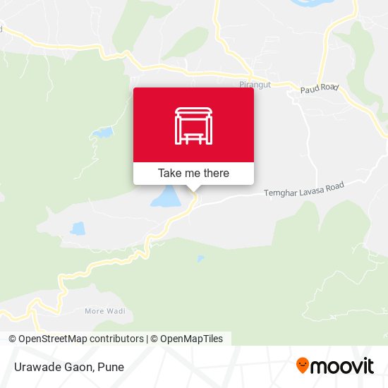 Urawade Gaon map