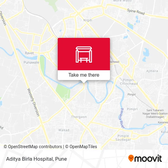 Aditya Birla Hospital map