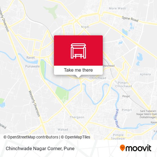 Chinchwade Nagar Corner map