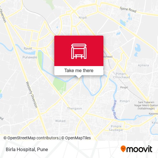 Aditya Birla Hospital map
