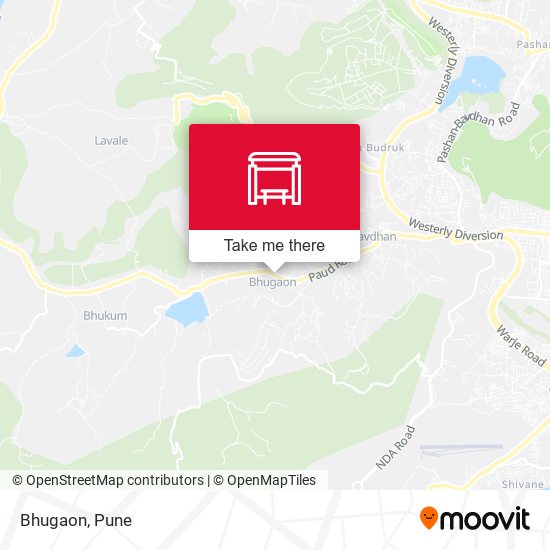 Bhugaon map