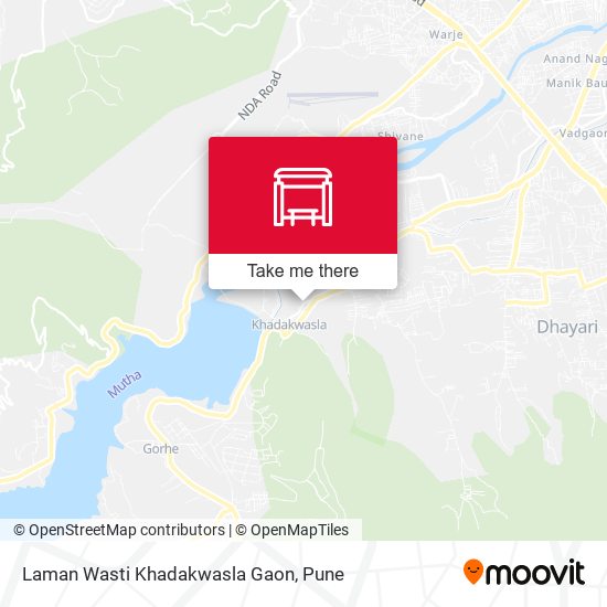 Laman Wasti Khadakwasla Gaon map