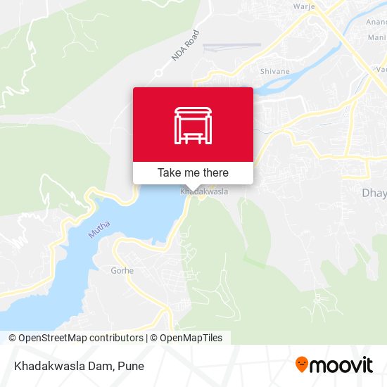 Khadakwasla Dharan map