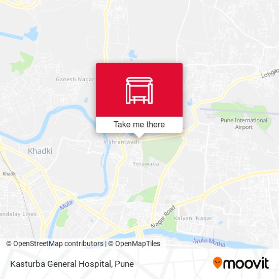 Kasturba General Hospital map