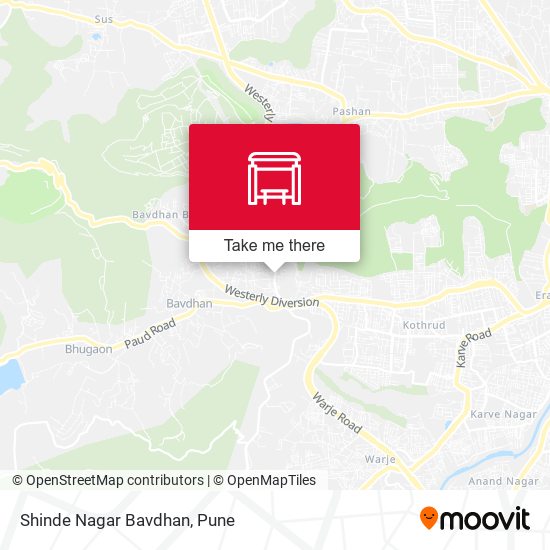 Shinde Nagar Bavdhan map