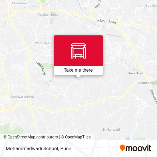 Mohammadwadi School map