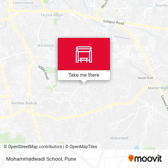 Mohammadwadi School map