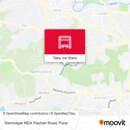 Ramnagar NDA Pashan Road map