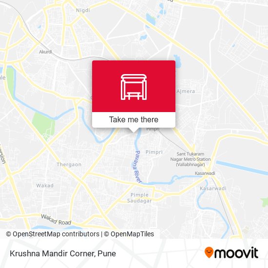 Krushna Mandir Corner map