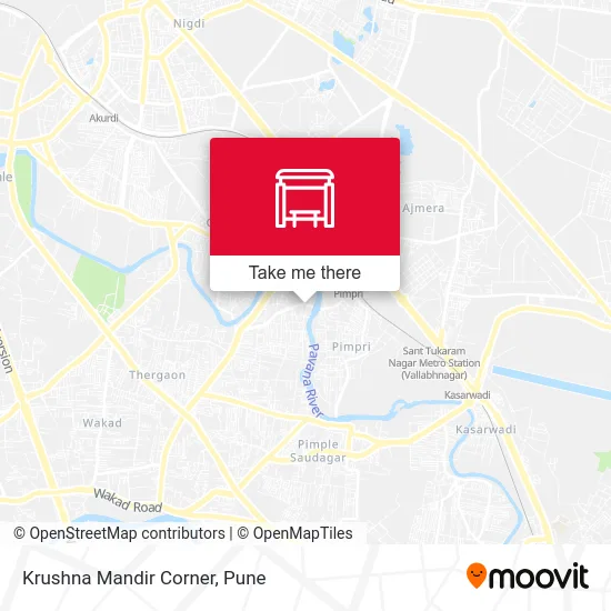 Krushna Mandir Corner map