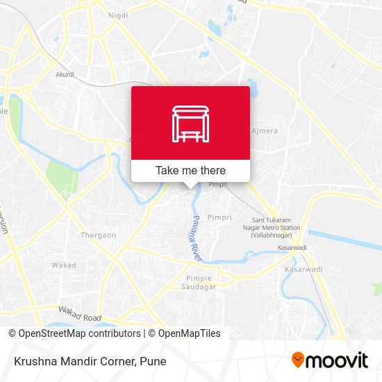 Krushna Mandir Corner map