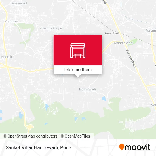 Sanket Vihar Handewadi map