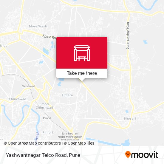 Yashwantnagar Telco Road map