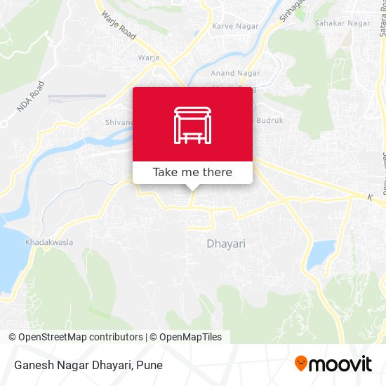 Ganesh Nagar Dhayari map