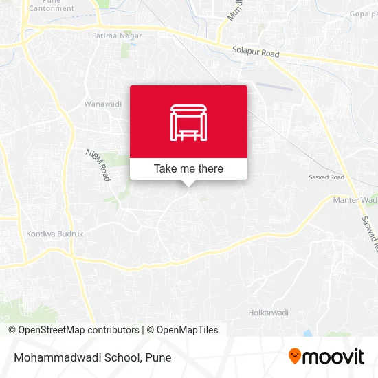 Mohammadwadi School map