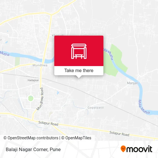 Balaji Nagar Corner map