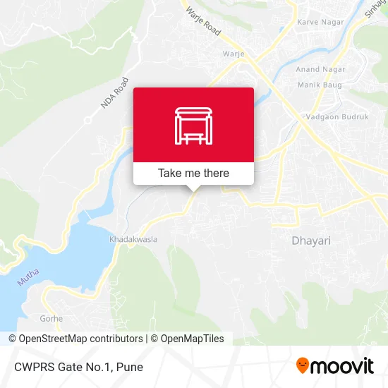 CWPRS Gate No.1 map
