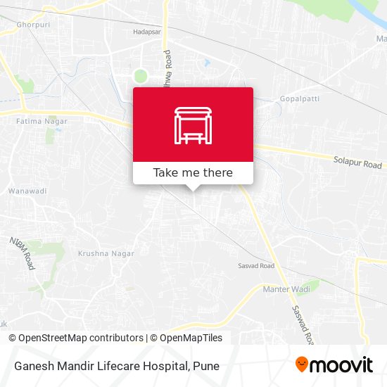 Ganesh Mandir Lifecare Hospital map