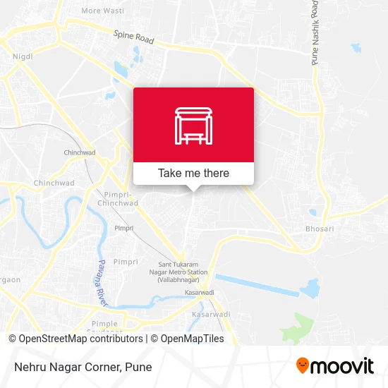 Nehru Nagar Corner map