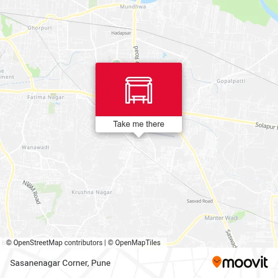 Sasanenagar Corner map