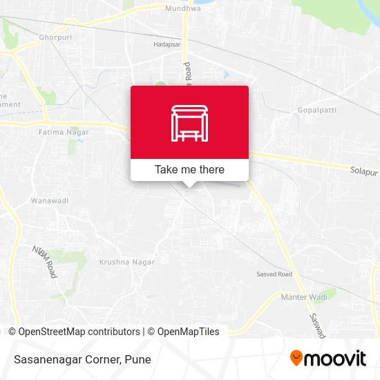 Sasanenagar Corner map