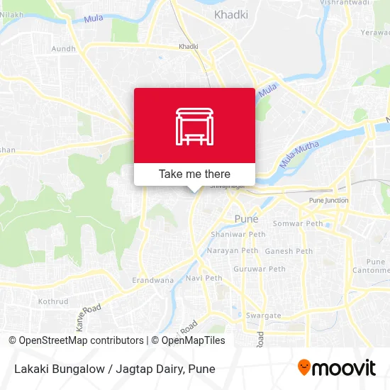 Lakaki Bungalow / Jagtap Dairy map
