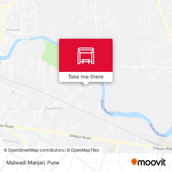 Malwadi Manjari map