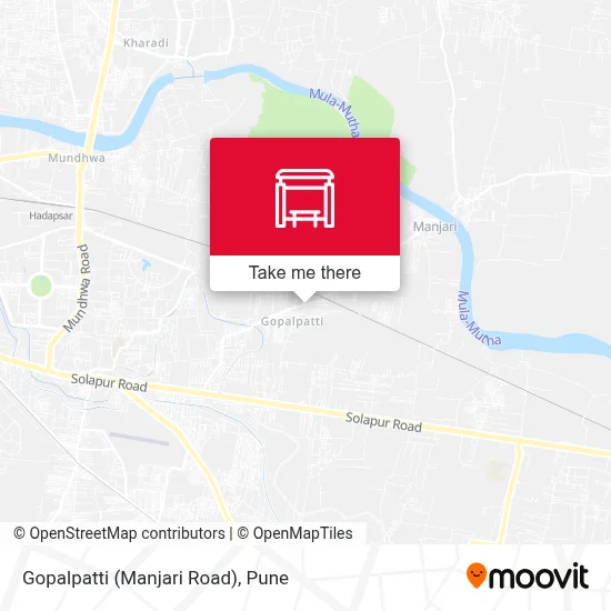 Gopalpatti (Manjari Road) map