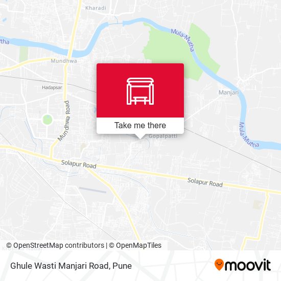 Ghule Wasti Manjari Road map