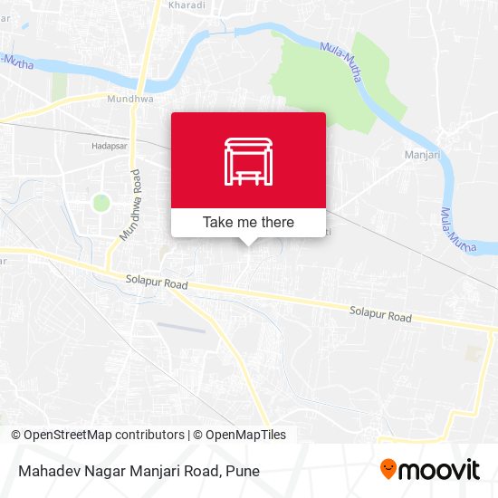 Mahadev Nagar Manjari Road map