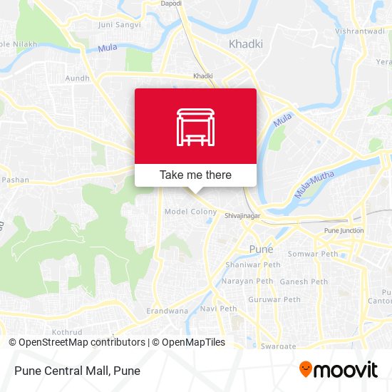 Pune Central Mall map