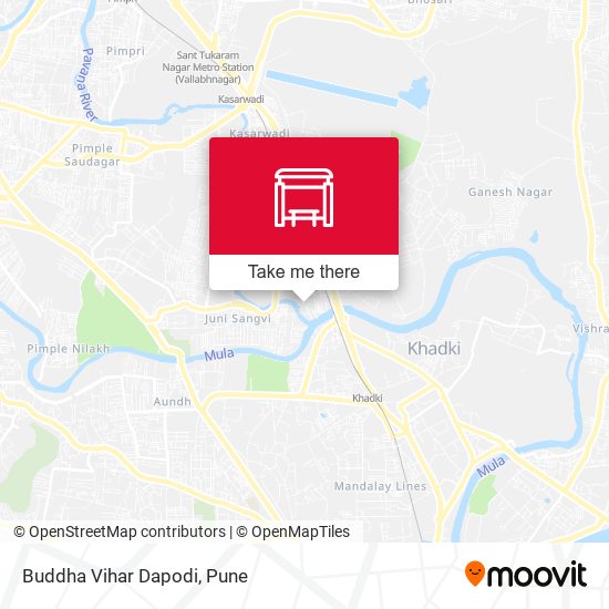 Buddha Vihar Dapodi map