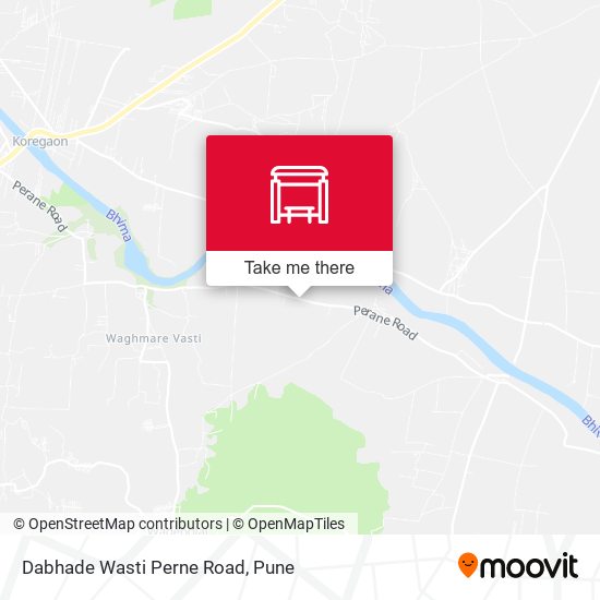 Dabhade Wasti Perne Road map