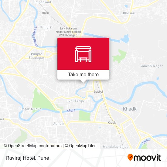 Raviraj Hotel map