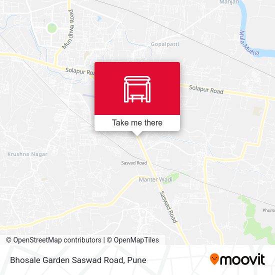 Bhosale Garden Saswad Road map