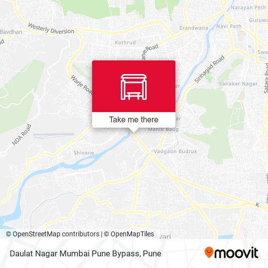 Daulat Nagar Mumbai Pune Bypass map