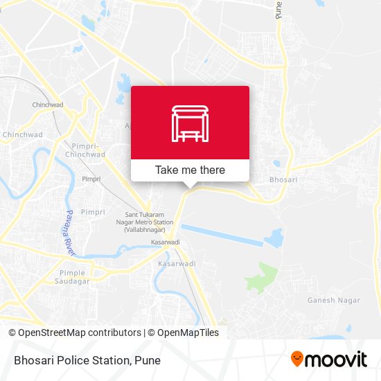 Bhosari Police Station map