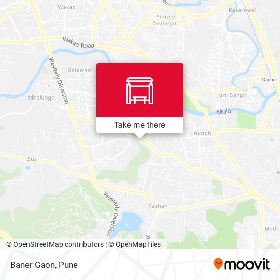 Baner Gaon map