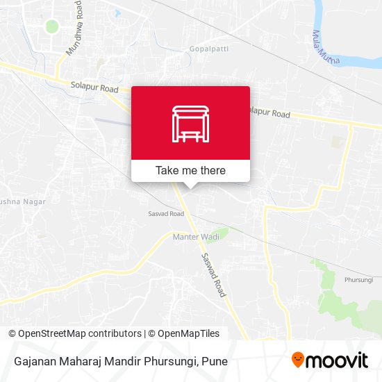 Gajanan Maharaj Mandir Phursungi map