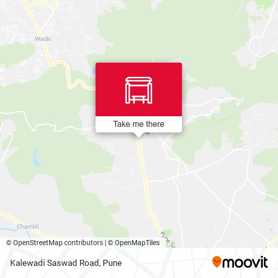 Kalewadi Saswad Road map