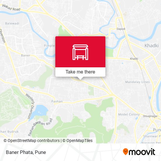 Baner Phata map