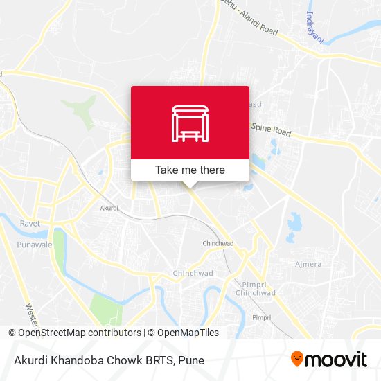 Akurdi Chowk map