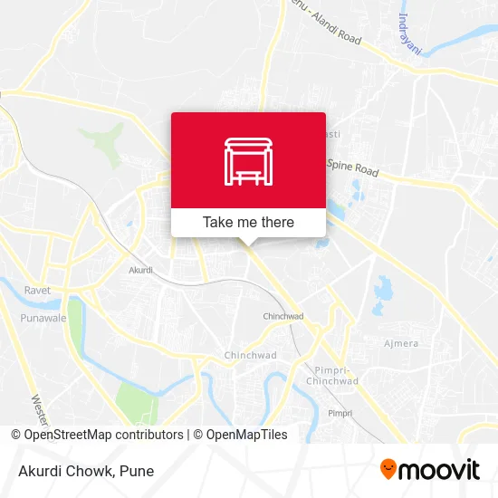 Akurdi Chowk map