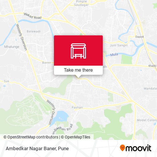 Ambedkar Nagar Baner map