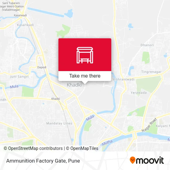 Ammunition Factory Gate map