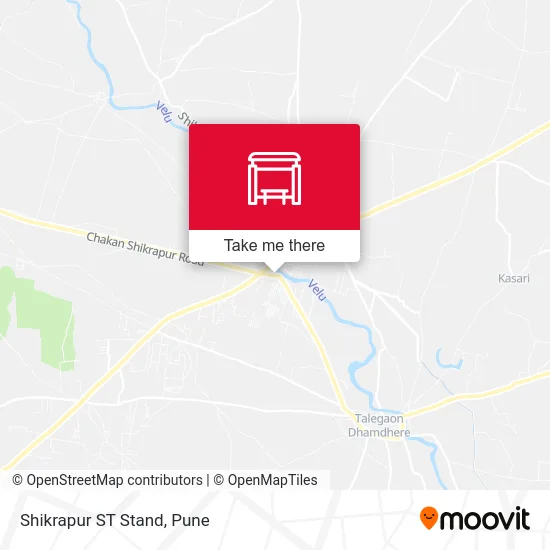Shikrapur ST Stand map