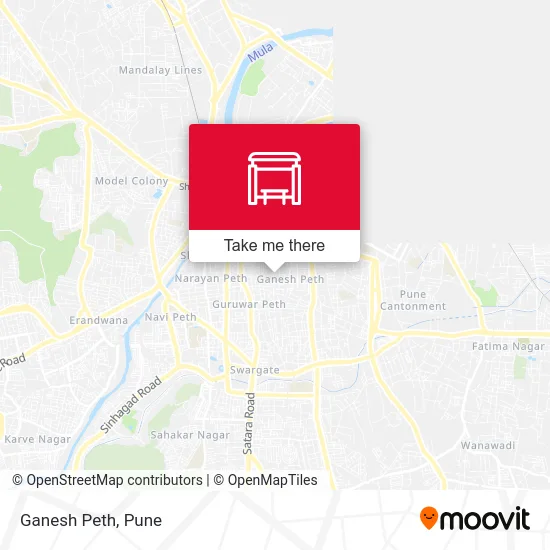 Ganesh Peth map