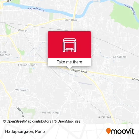 Hadapsargaon map