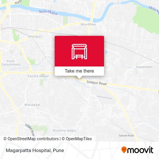 Magarpatta Hospital map