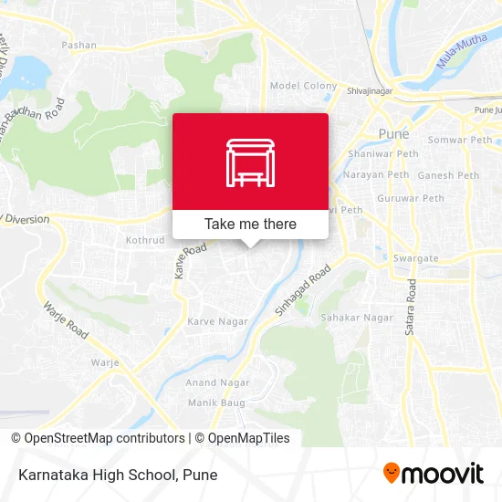 Karnataka High School map